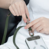 2-in-1 Wrist/Body Strap with Adapter- Milktea Brown