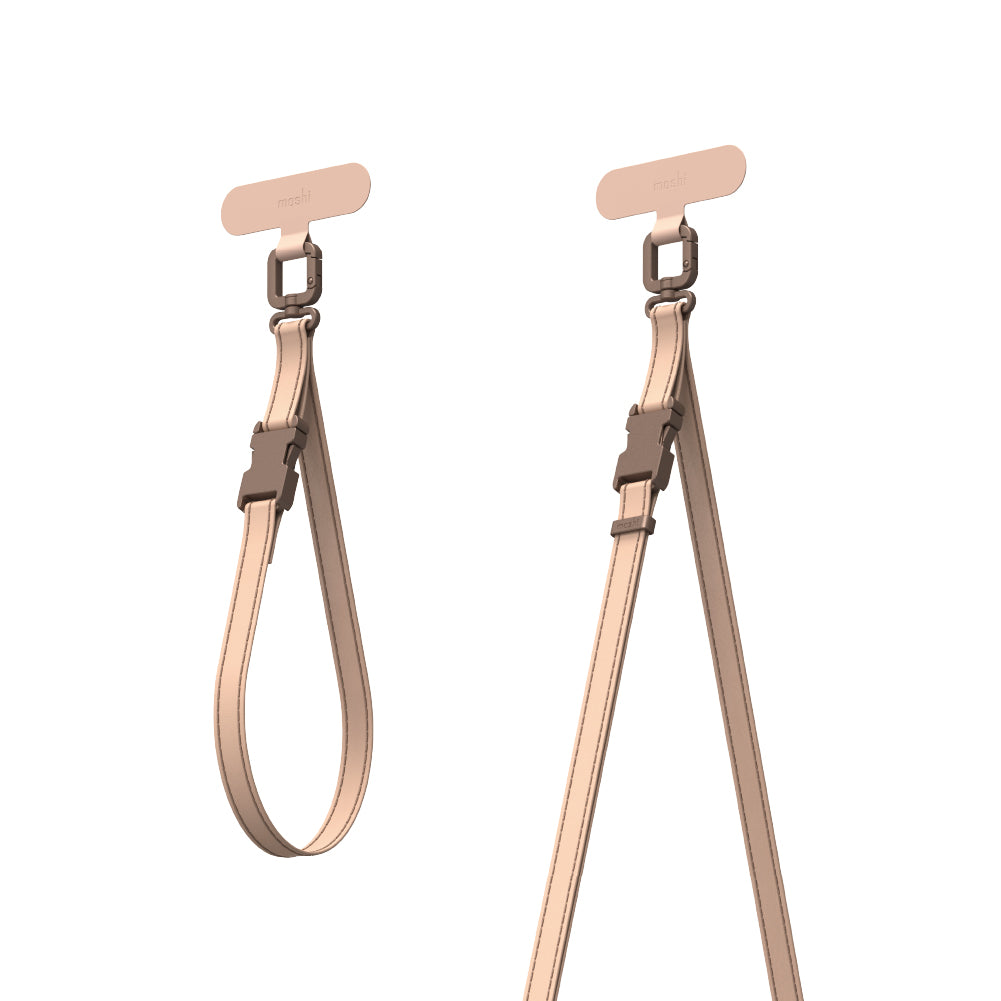 2-in-1 Wrist/Body Strap with Adapter- Milktea Brown
