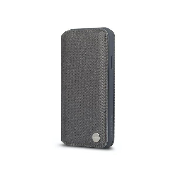Overture Premium Wallet Case - iPhone XS Max / Herringbone Gray