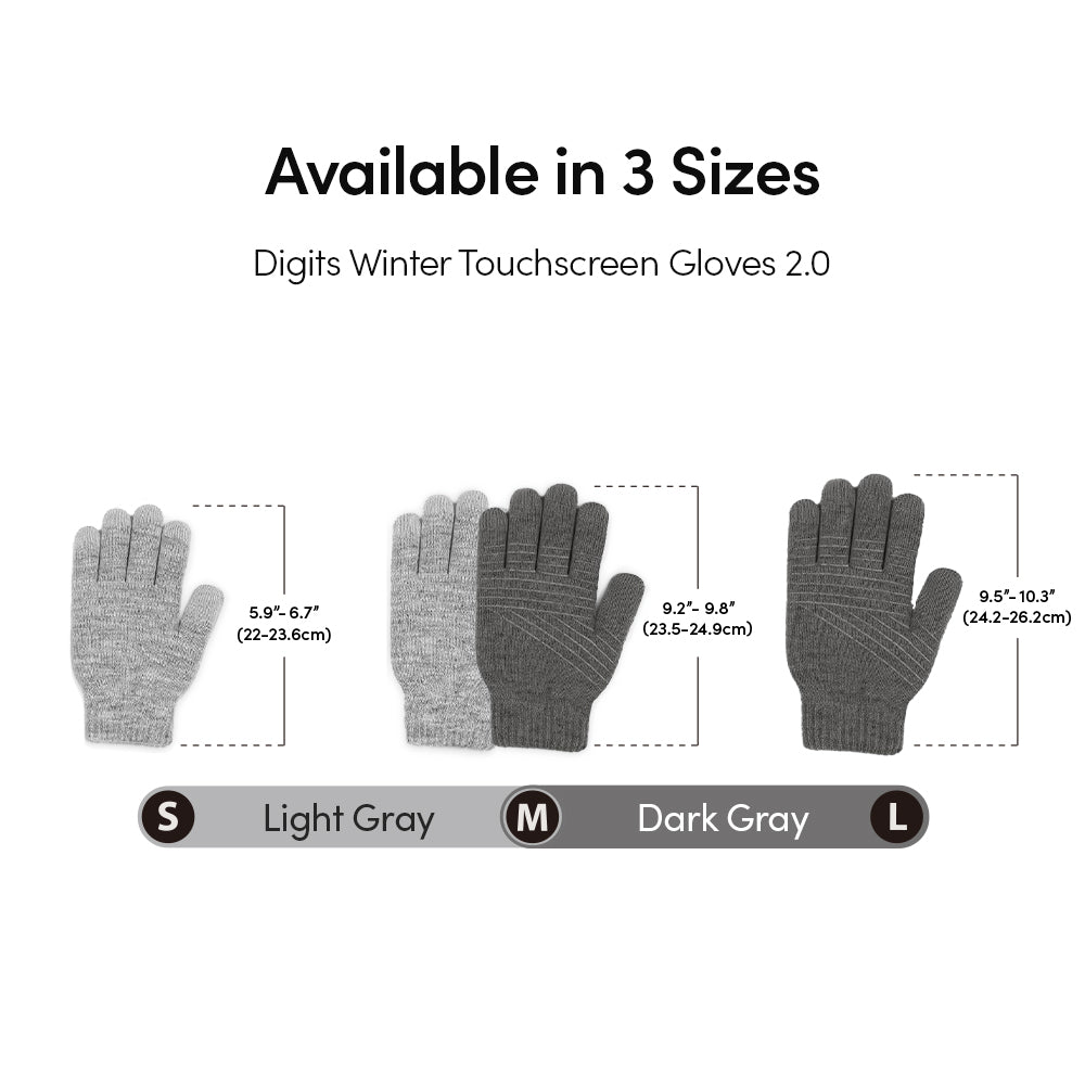 Winter Gloves Men Moshi Digits Winter Touchscreen Gloves, Warm