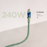 Integra™ USB-C to C (240W/480Mbps) Cable with Slim Connector (1.2M)