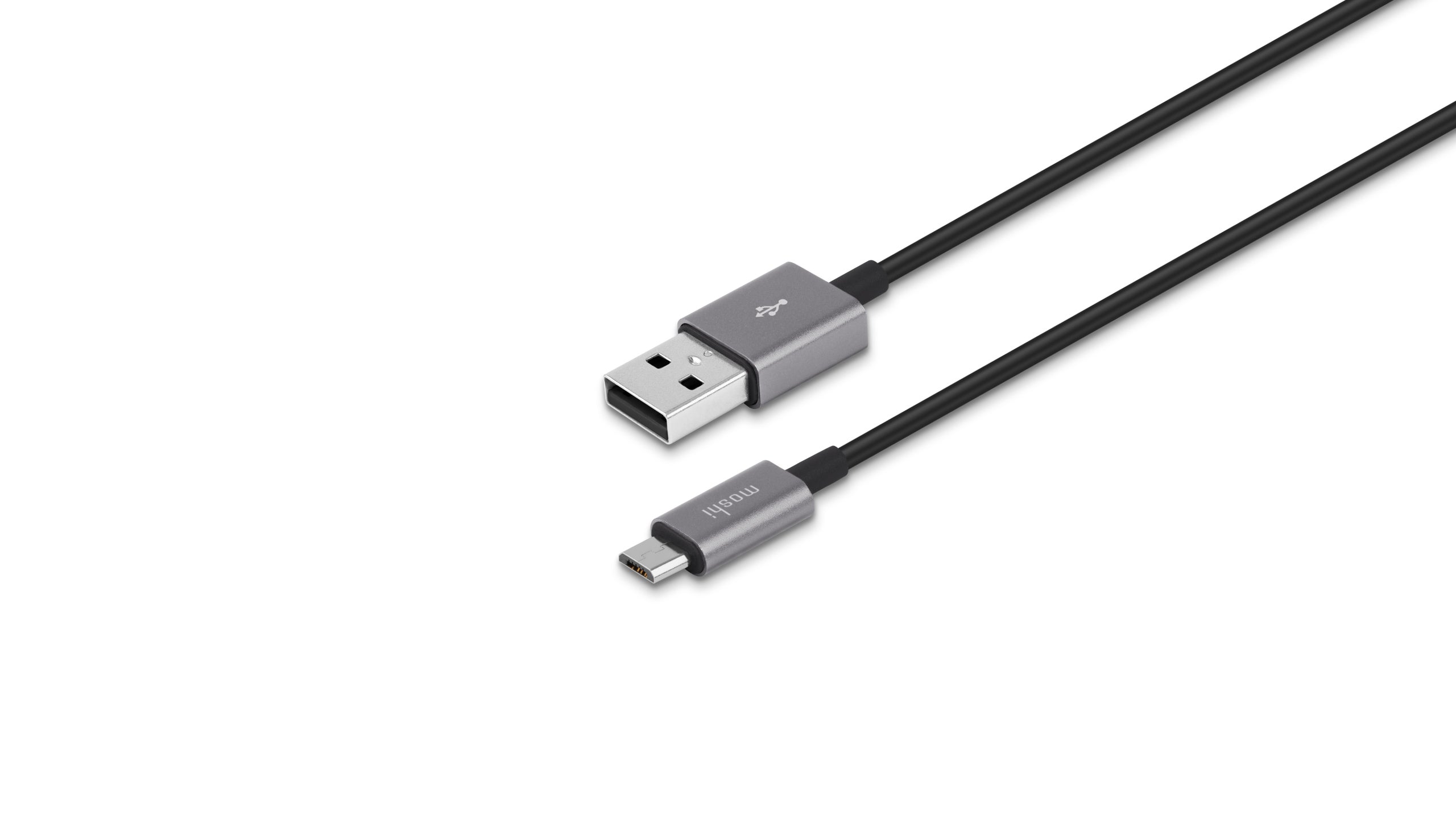 USB-A to Micro USB Cable - Black / 3.3ft (1m)