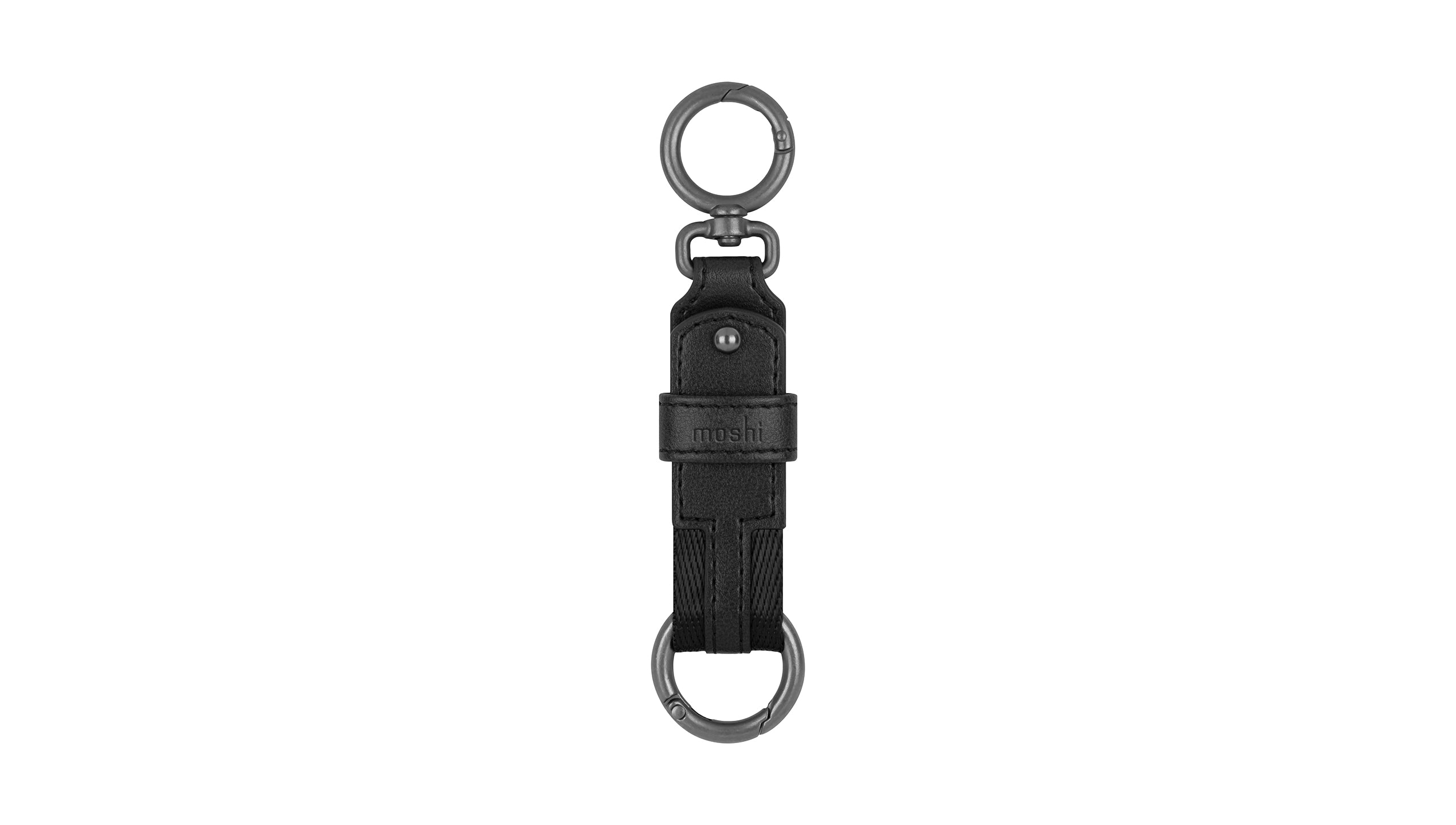 Pro Loop Vegan Leather Keychain 3-15/16 X 9/16