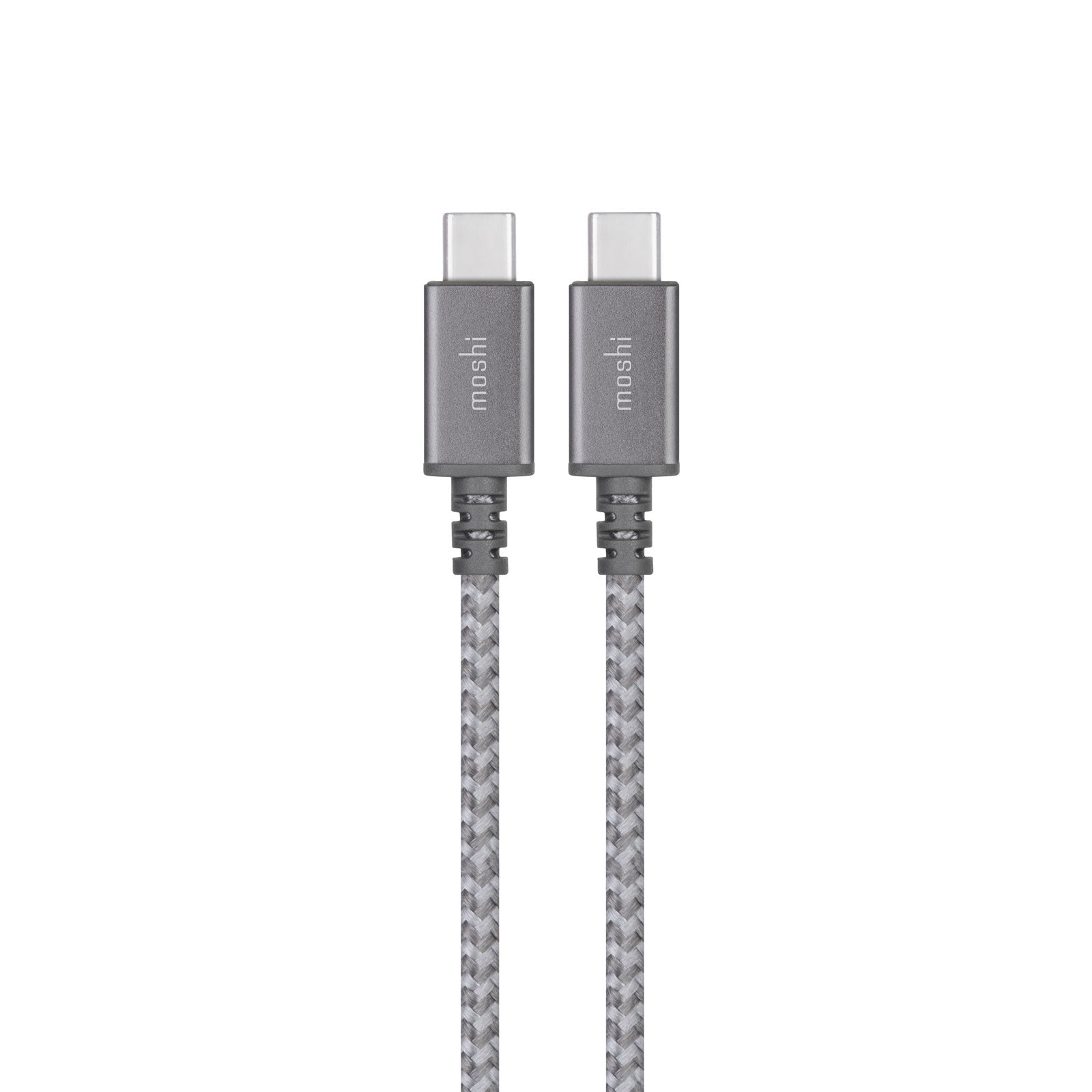  Moshi Integra USB C Charging Cable with Smart LED Charging  Indicator 6.6 ft /2m, Supports Power Delivery 3.0 100W Max, Data Transfer,  Ballistic Nylon Braiding, Aluminum Housings, for MacBook/iPad : Electronics